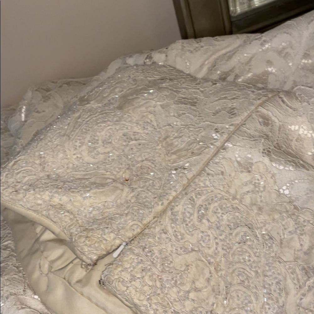 Absolutely gorgeous gown lace satin bought $9000